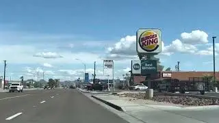 LETS DRIVE TO THE BLUE WATER CASINO IN PARKER ARIZONA FROM BOUSE ARIZONA!