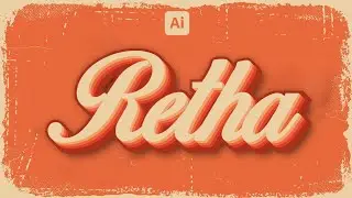 Text design in illustrator #typography #illustratortutorial #graphicdesign text effect