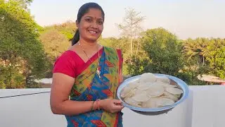 तांदळाचे चौपट फुलणारे खिशीचे पापड 🤩