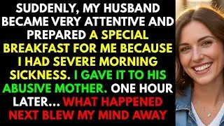My Husband’s “Sweet” Breakfast for My Morning Sickness Went to His Abusive Mom—One Hour Later, Chaos