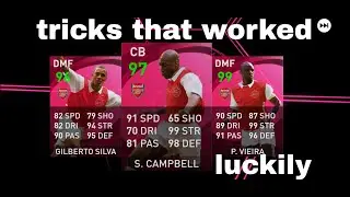 Trick to get Iconic Campbell Vieira Gilberto Silva Arsenal Pack opening Tricks That really worked