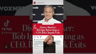 bob chapek fired! bob iger is back!