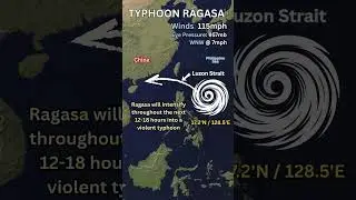 Typhoon RAGASA Intensifying Into Beast Mode