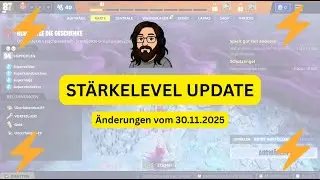 STÄRKELEVEL ÄNDERUNGEN, KEINE FORSCHUNG MEHR - UPDATE VOM 30.11.2025 | Fortnite Rette die Welt ⚡