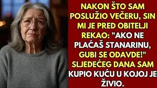 Sin me izbacio pred obitelji: 