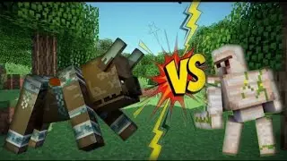 battle of ravager vs iron golem never mess end