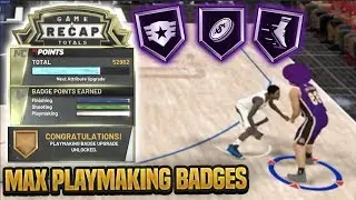 FASTEST WAY TO GET PLAYMAKING BADGES IN UNDER 2 HOURS!! NO GLITCH IN NBA 2K20