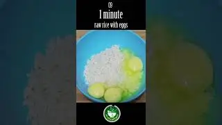 Raw Rice with Eggs - 1 minute Recipe Showing #ytshorts #viral #shorts #PuviyaKitchen   #food