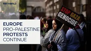 Protests continue across Europe as Gaza ceasefire holds
