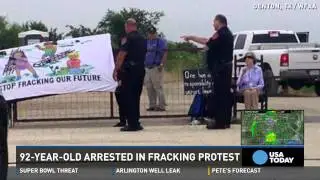 92-year-old sent to jail for fracking protest