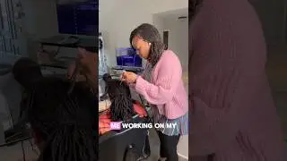 Sisterlocks Trainee 👀 This is how I make extra money 💰 Yes, I do HAIR 🥰