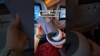 Honest review of 2 trendy travel pillows&hellip; ✈️😴 #adventuretravel #travel #traveltips