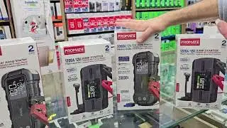 Promate PatrolPack-3 1200A 12V Jump Starter and Promate SparkTank-20 2000A 12V Car Jump Starter