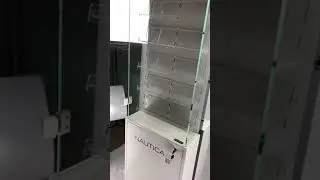 RECHI | Custom Acrylic Retail Displays | Floor Standing Acrylic Glasses Showcase Display Cabinet