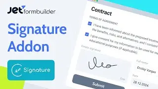 How to Setup WordPress Signature Addon | JetFormBuilder