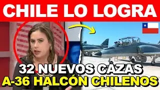 Llegan los 32 NUEVOS cazas A-36 HALCÓN para la FUERZA AÉREA chilena