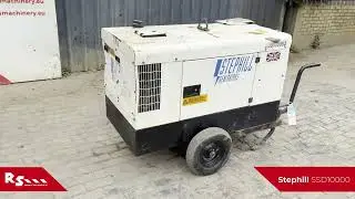 STEPHILL SSD10000 - 10 kVA DIESEL GENERATOR - RS MACHINERY HIRE AND SALE