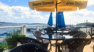 The Rope loft restaurant in Chester basin over looking the ocean view