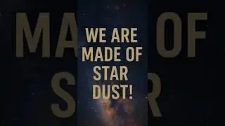 We Are Made of Star Dust! #stardust #spacefacts #wearestars