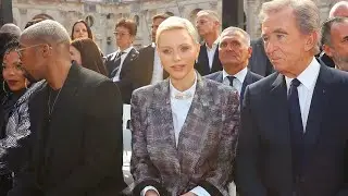 The European royal news updates : Princess Charlene of monaco attend fashion week in Paris France