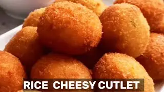 Leftover RICE CHEESY CUTLET |Cheesy rice cutlet|How to make Leftover rice cutlet