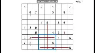 Sudoku--NEW Links Method--Tutorial (1 of 4)