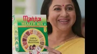 Manna Health Mix - 100% Natural Nutrition For Kids | Tamil TVC | Feat. Raadhika Sarathkumar
