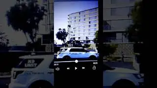 Still shot of k 9 officer following gpsing me on Aug 4 below I see these k 9 cars all the time