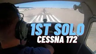 Student pilot first solo.