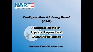 Chapter Member Update Request and Death Notification