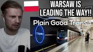 Reaction To The Amazing Warsaw Metro System