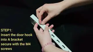 Over-the-Door Purse Organizer Rack Installation Guide