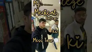 My medical college ki *mess tour*!!🫣 #neet #mbbs #neet2025 #motivation #hostel