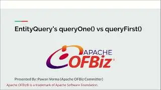 EntityQuery's queryOne VS queryFirst Method