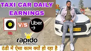 Ola uber rapido drivers earing in Lucknow important update earning details video @Rahulcab4538 