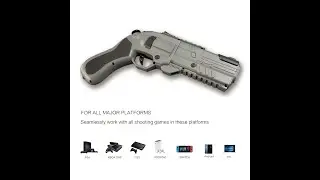 X-Rover Desert Wolf J8II Game Gun Controller for all  major Game Platforms such Xbox One PS4 SWITCH