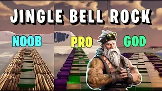 JINGLE BELL ROCK but it's made on Fortnite Music Blocks | Noob vs Pro vs God