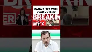 Rahul Gandhi's 'Tea With Dead Voters' Attacks Election Commission Over Voter Rolls