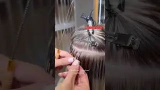 Nano ring hair extension #hairstyle #extension #wighairextension #hairaccessory #hairextension