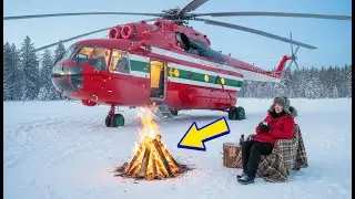I Spent 24 Hours Renovating a Mi 26 Heavy Transport at 0&deg;C Forest Isolation ASMR Survival