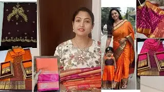 Meesho vintage sarees collection in low prices and maggum work blouses #meesho #fashion @fashionnfun