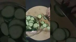 Mini cucumbers are the perfect snack. #asmr #cuttingsounds