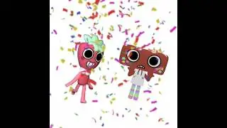 Sprout and Cosmo bake! (safely) @drowsyrbx #dandysworld #dandy #alightmotion #animation #sprout