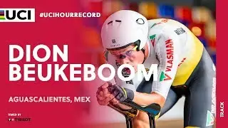 LIVE - Dion Beukeboom (NED) | UCI Hour Record Timed by Tissot