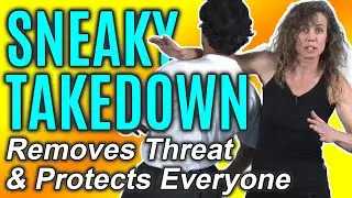 Rear Clothesline Takedown (Fast n Easy) | Self Defense Technique | FightFast