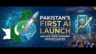 Pakistan's First AI Model Launch! 🇵🇰 Earn Money Now 💸 #PakistanAI #FirstAIModel #EarningApp