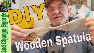 Wooden Spatula for my camp kitchen - Learning to whittle wood and Kolrose