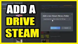 Как добавить новый диск в STEAM для установки игр (простое руководство)