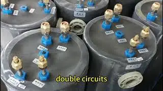 Coil in shell heat exchanger display
