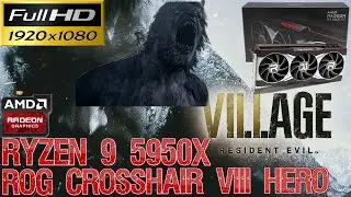 Resident Evil Village FULL HD RAY TRACING ON/OFF - SAM ON | RX 6800 XT OC | Ryzen 9 5950X